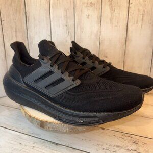 Adidas Shoes Mens 13 UltraBoost Light Running Triple Black Sneaker GZ5159
